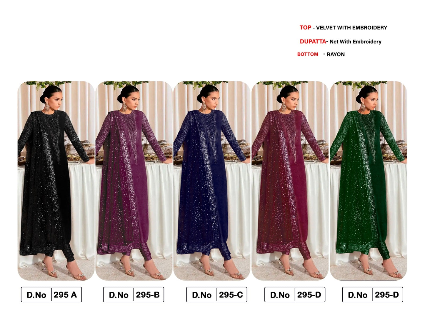 Embroidered Velvet Salwar Kameez set