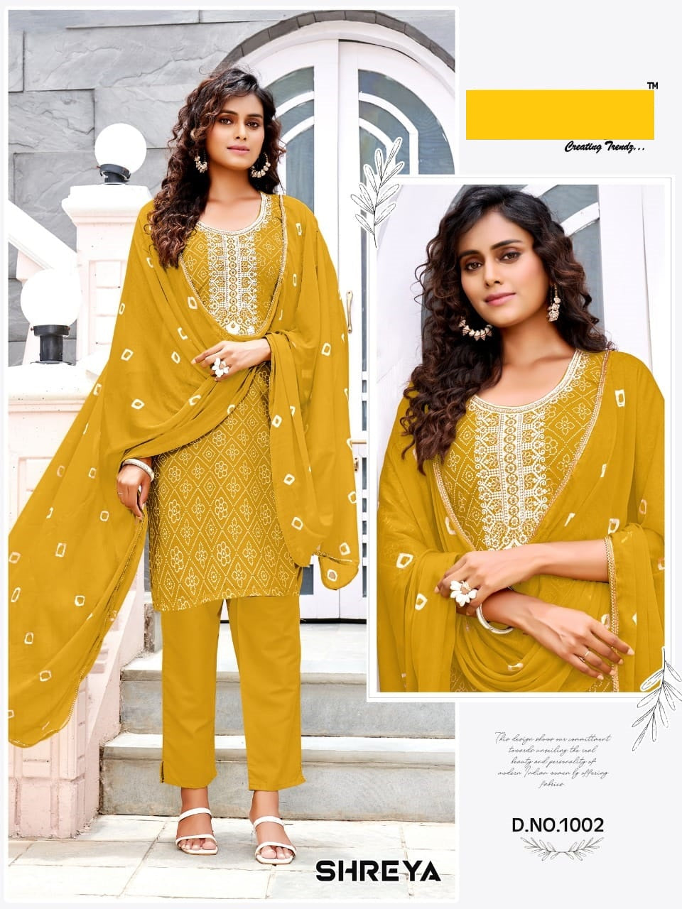 Kurti Set with Bottom & Dupatta "D-06"