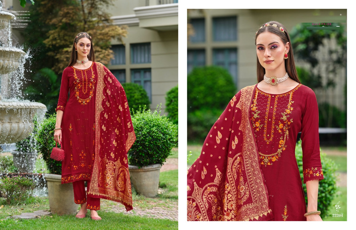 Kurti Set with Bottom and Dupatta - D09