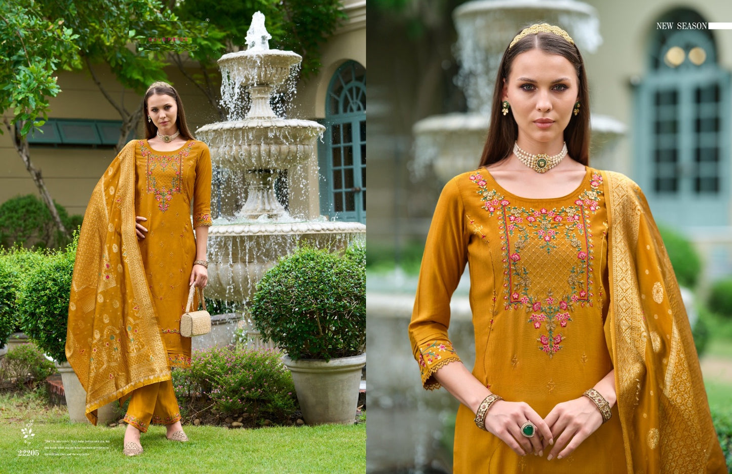 Kurti Set with Bottom and Dupatta - D09