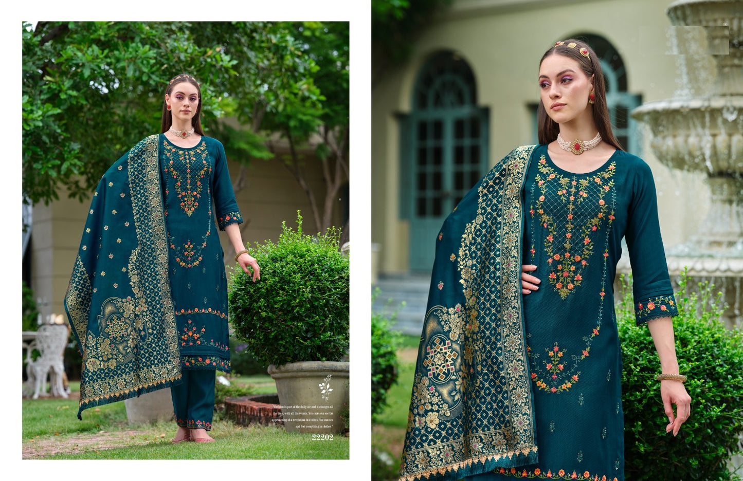 Kurti Set with Bottom and Dupatta - D09