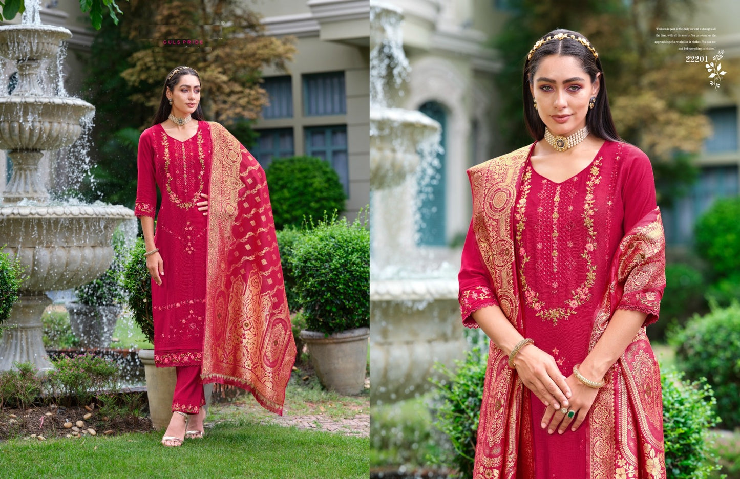 Kurti Set with Bottom and Dupatta - D09