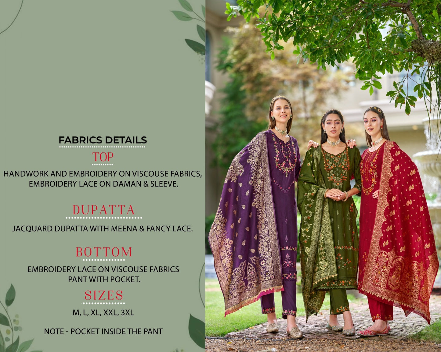 Kurti Set with Bottom and Dupatta - D09