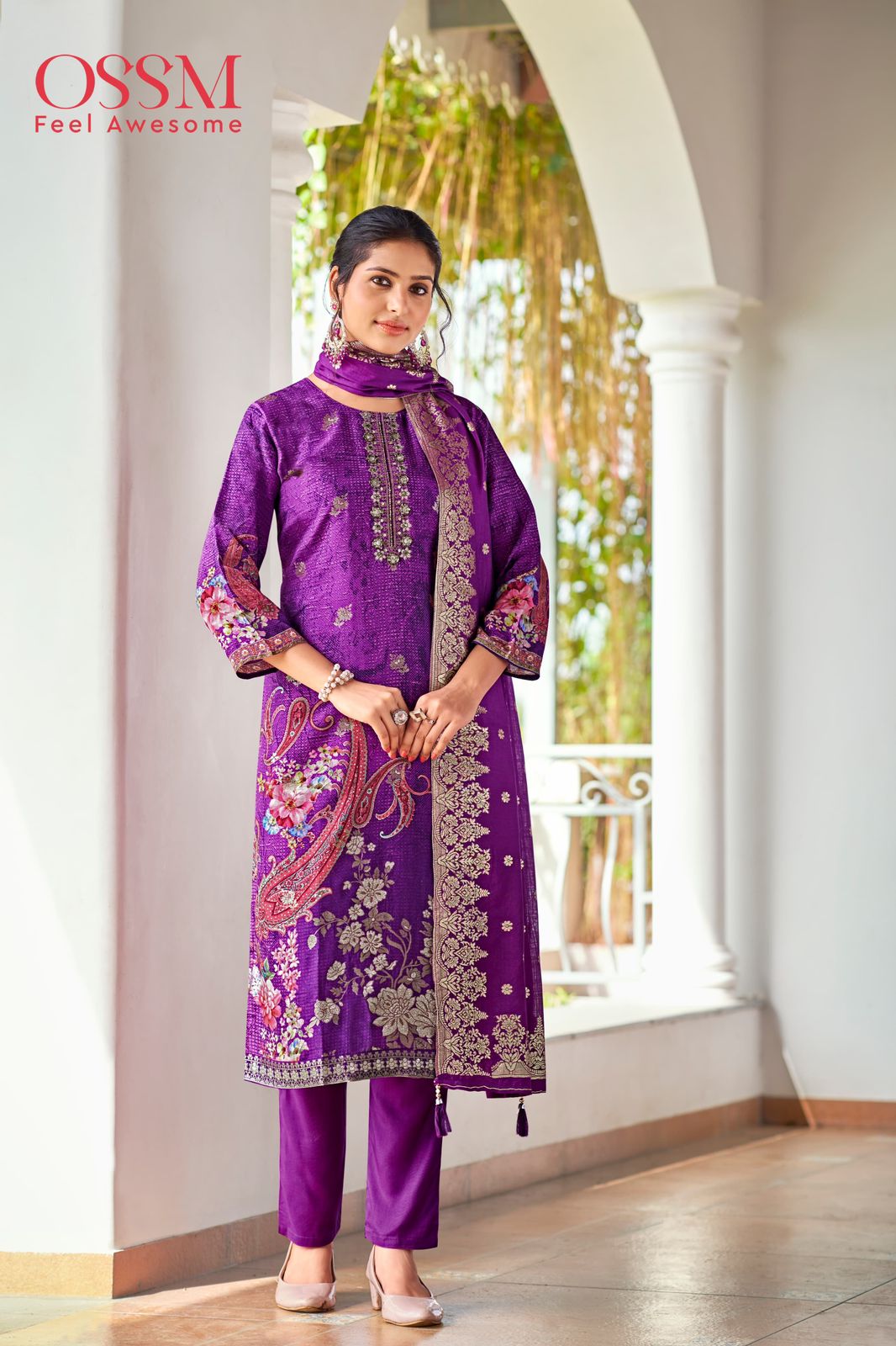 Kurti Set with Pant and Dupatta - D08