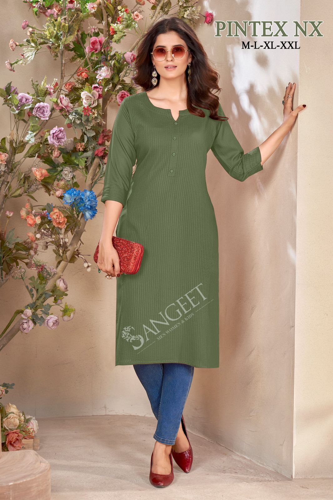 Pintex Kurti