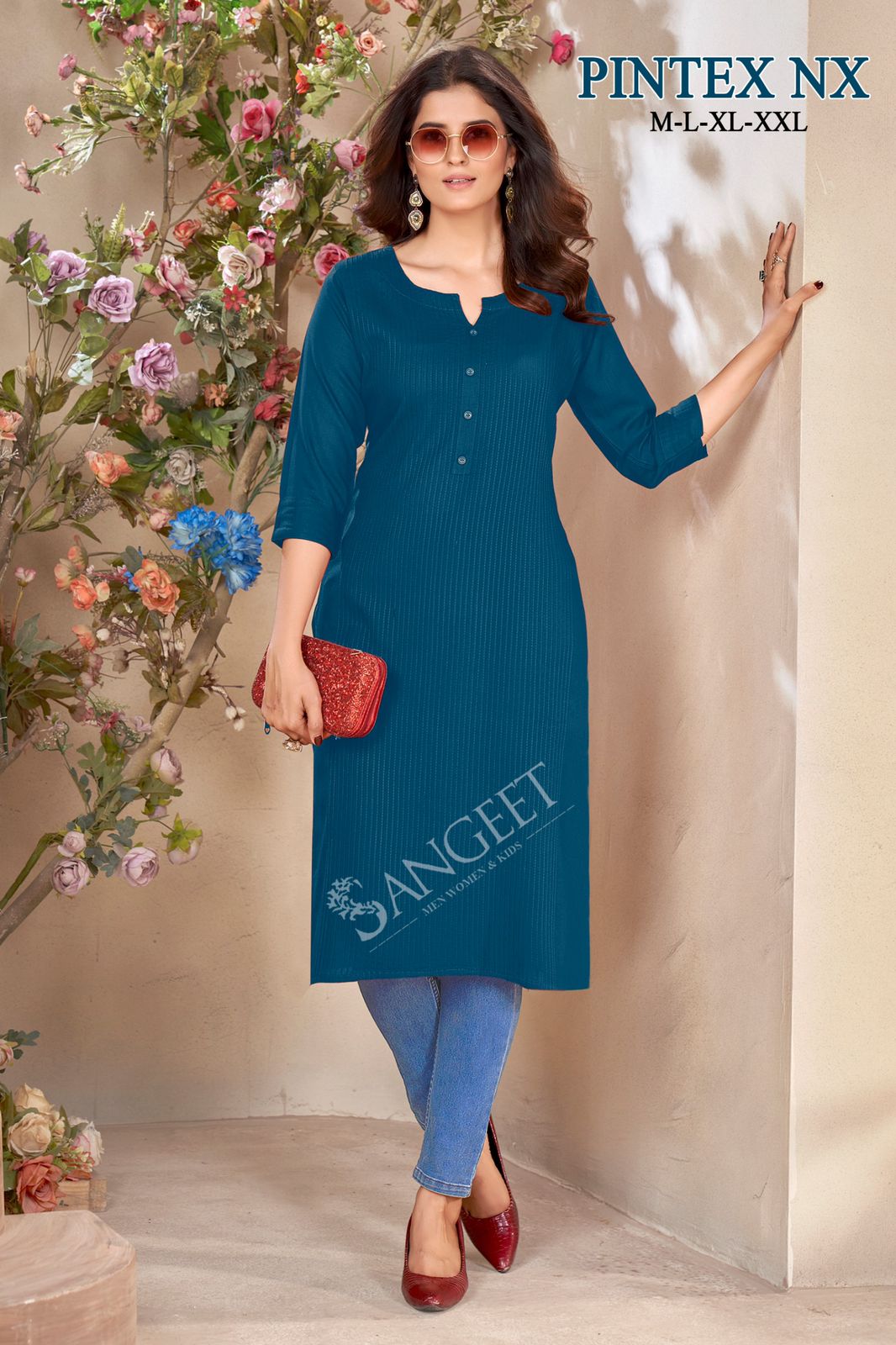 Pintex Kurti