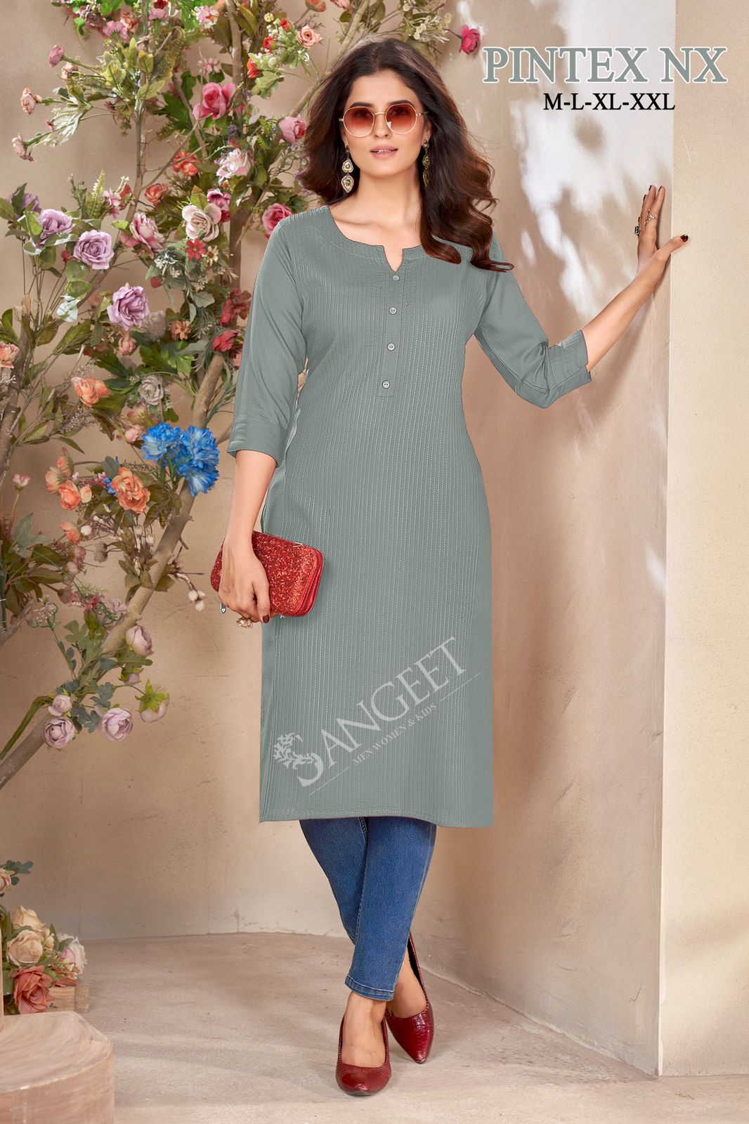 Pintex Kurti
