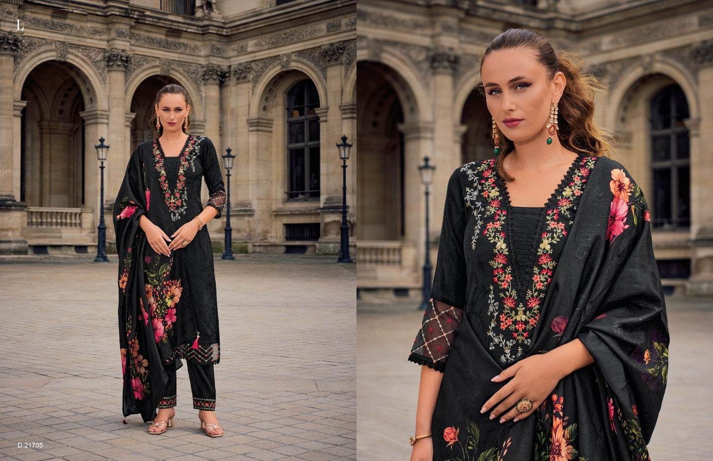 Designer Kurti Bottom with Dupatta Collection