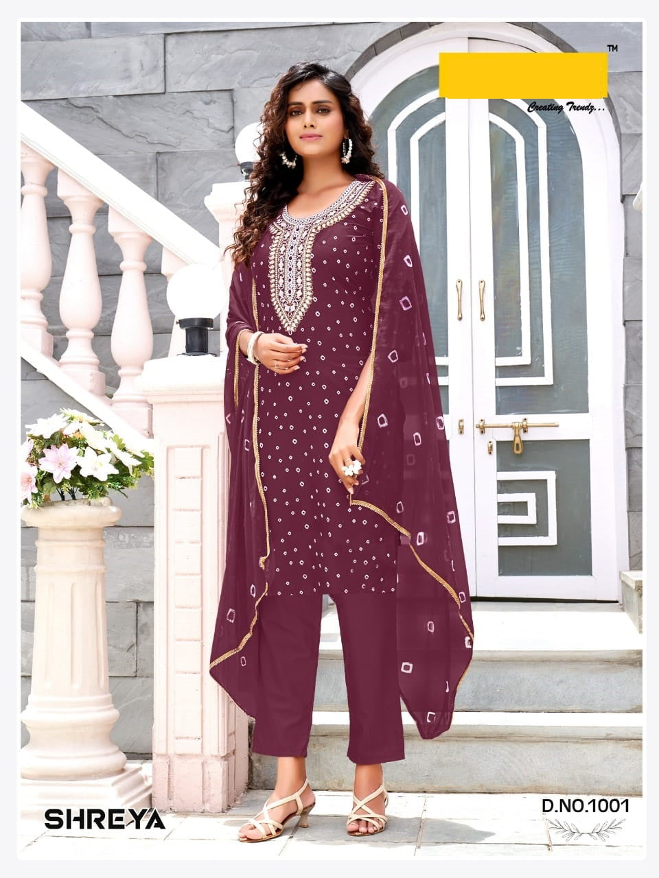Kurti Set with Bottom & Dupatta "D-06"