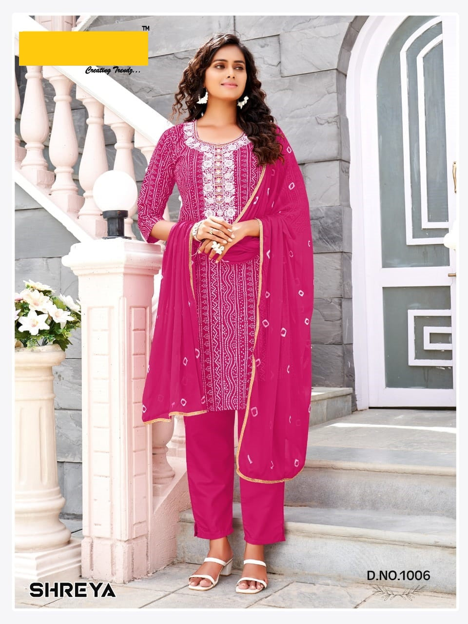 Kurti Set with Bottom & Dupatta "D-06"