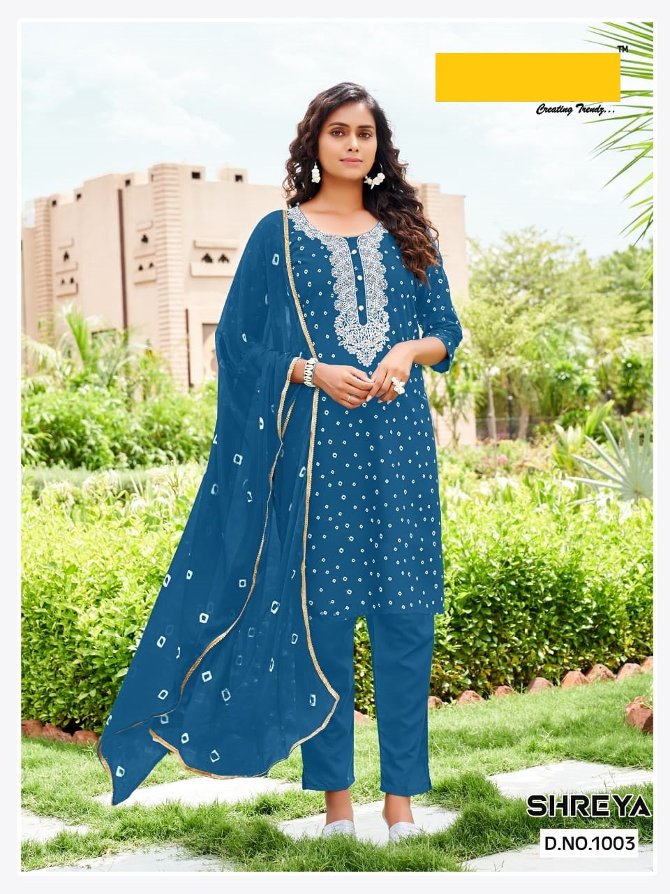 Kurti Set with Bottom & Dupatta "D-06"