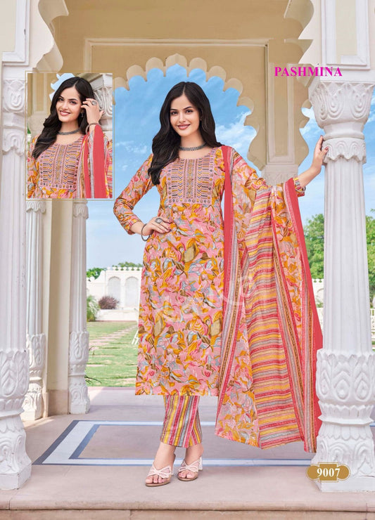 Elegant Kurti Set with Bottom and Dupatta D-05