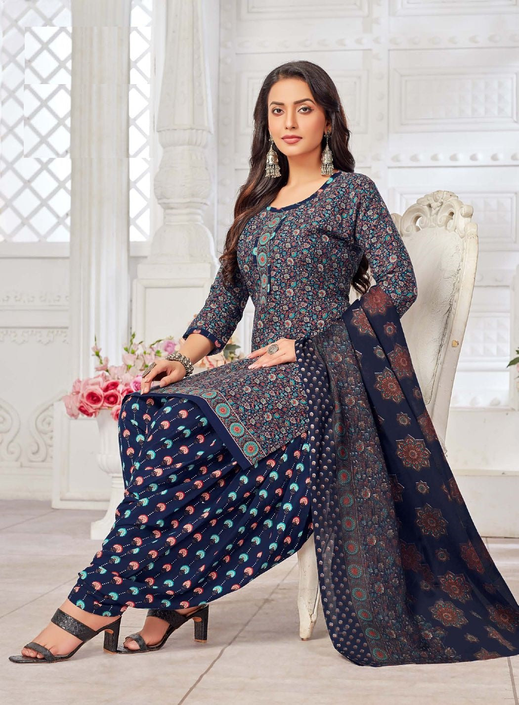Kurti Set with Bottom and Dupatta "D-04"