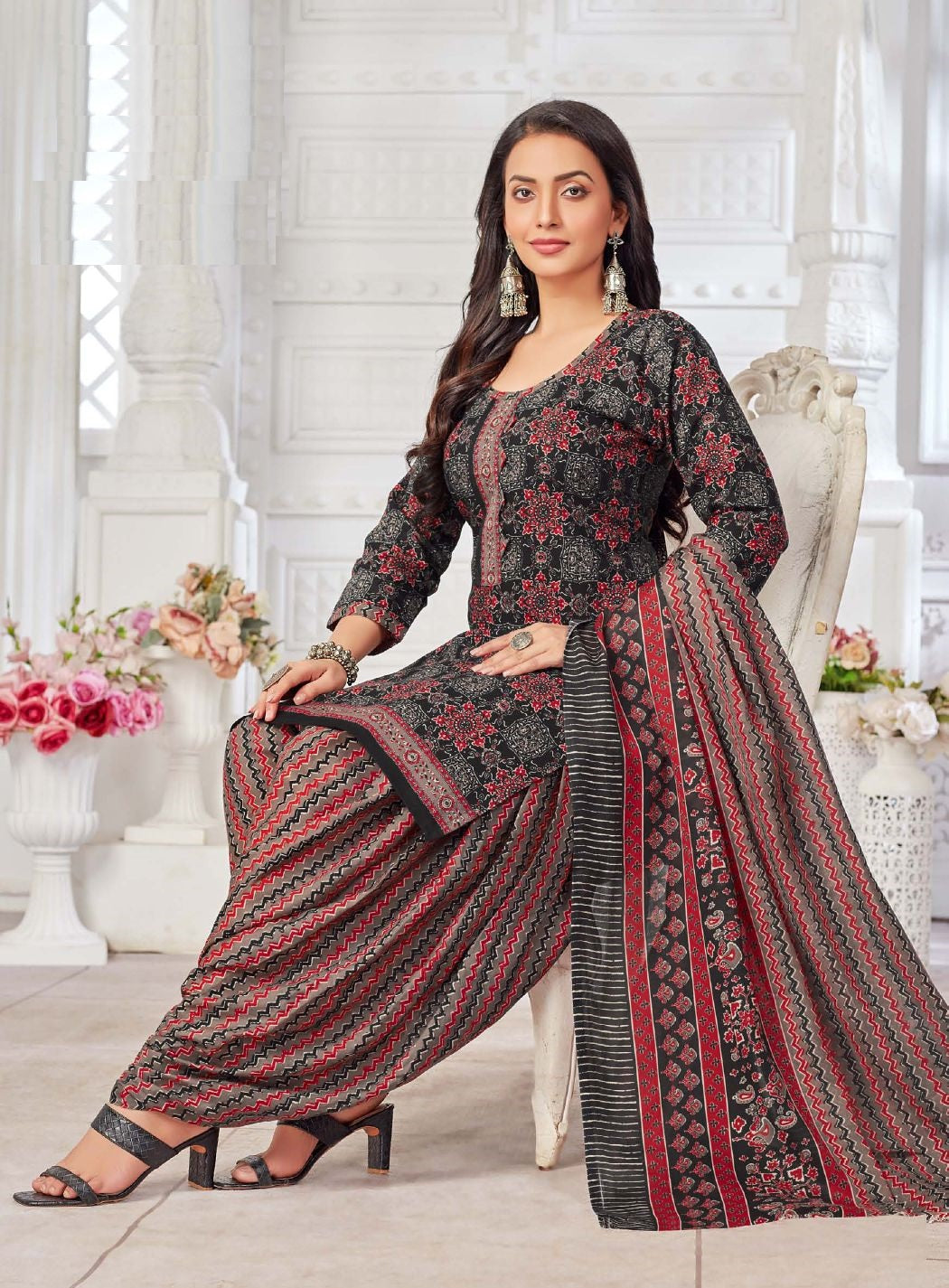 Kurti Set with Bottom and Dupatta "D-04"