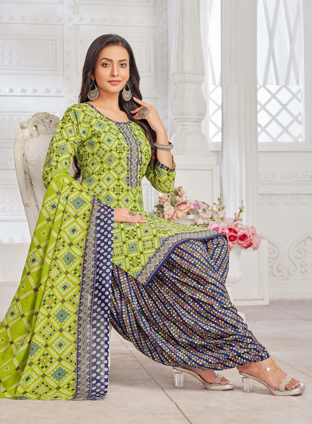 Kurti Set with Bottom and Dupatta "D-04"