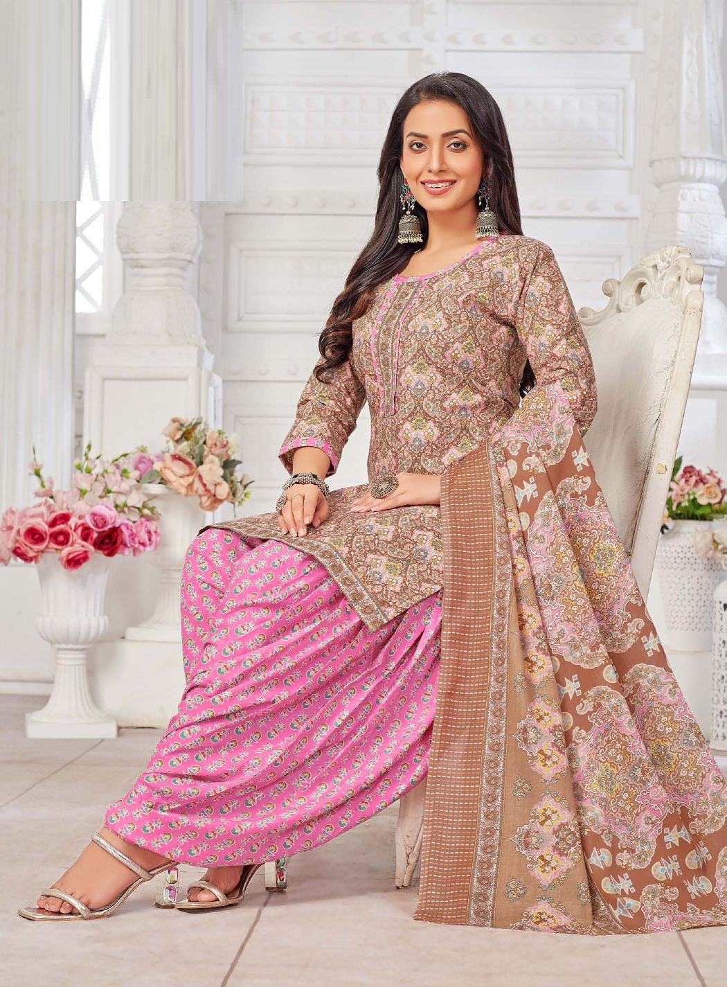 Kurti Set with Bottom and Dupatta "D-04"
