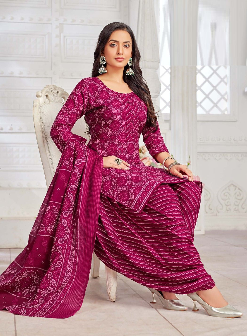Kurti Set with Bottom and Dupatta "D-04"