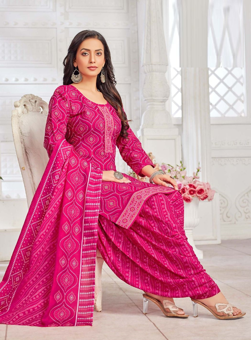 Kurti Set with Bottom and Dupatta "D-04"