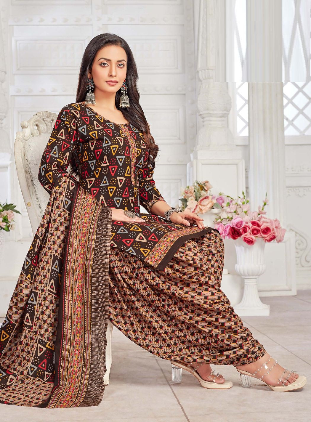 Kurti Set with Bottom and Dupatta "D-04"