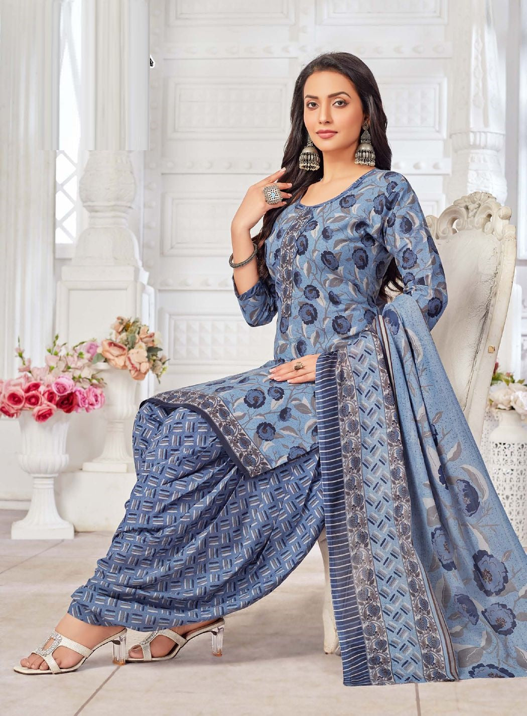 Kurti Set with Bottom and Dupatta "D-04"