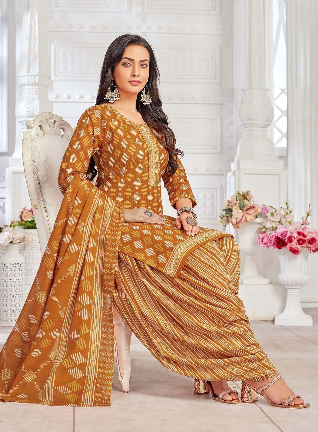 Kurti Set with Bottom and Dupatta "D-04"