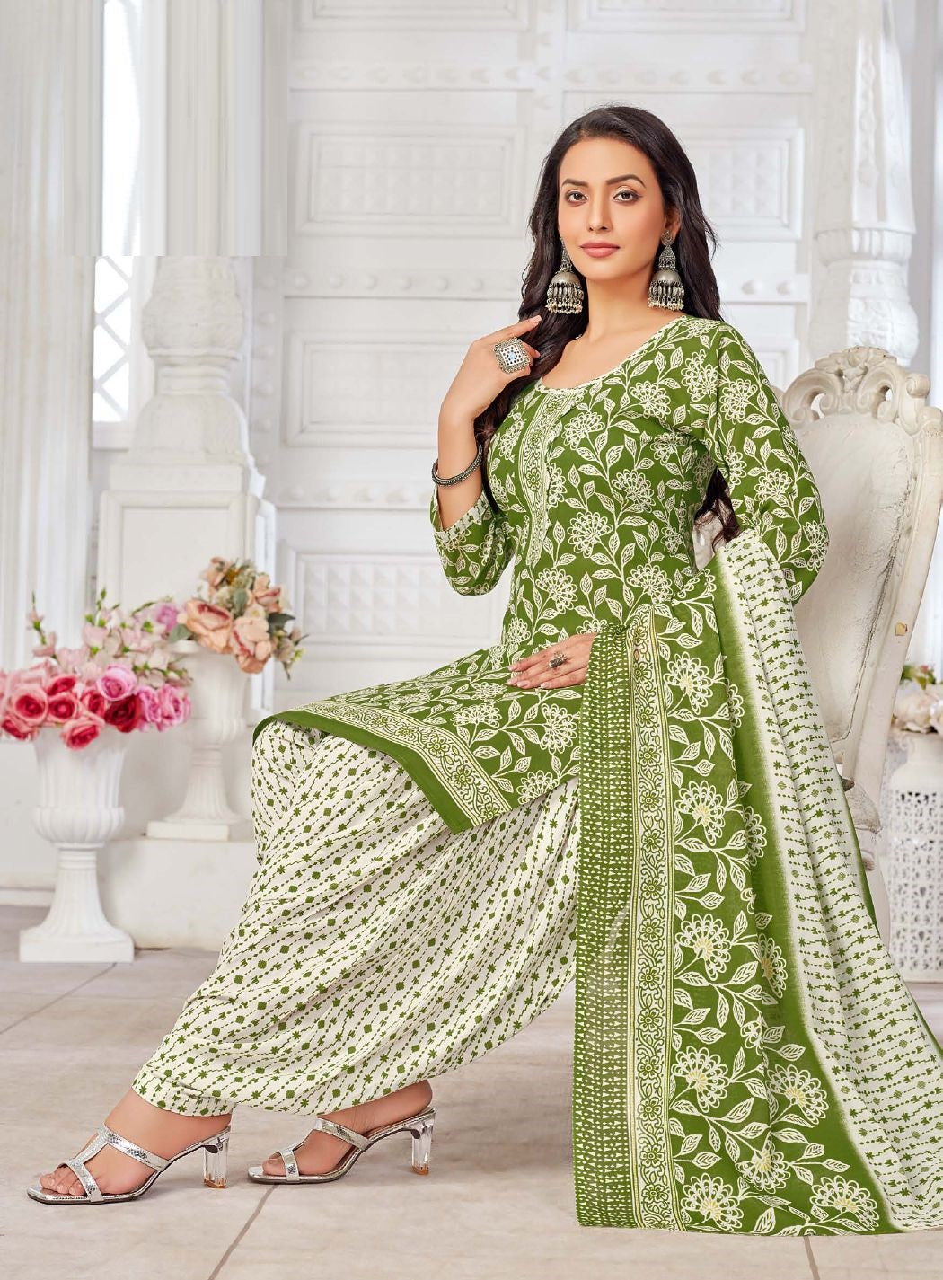 Kurti Set with Bottom and Dupatta "D-04"