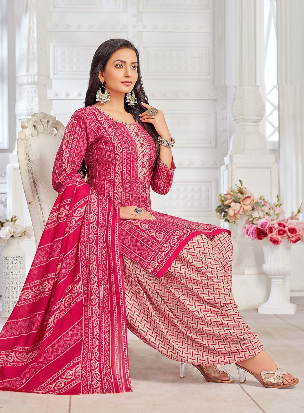 Kurti Set with Bottom and Dupatta "D-04"