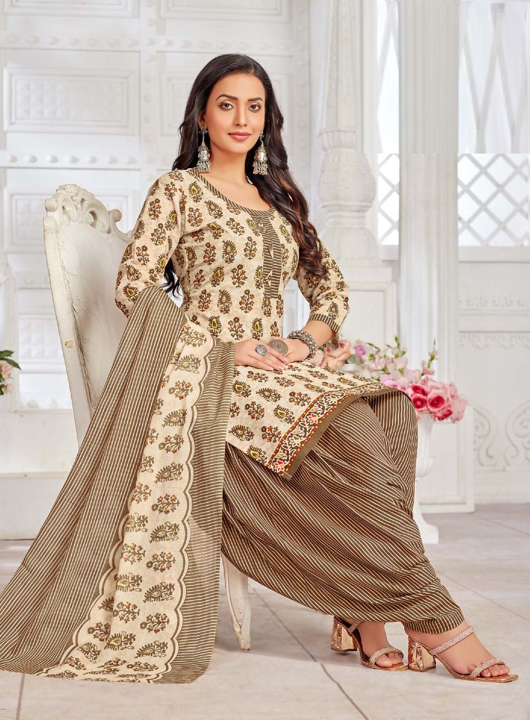 Kurti Set with Bottom and Dupatta "D-04"